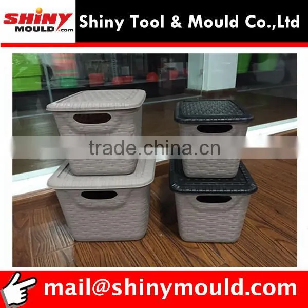 plastic rattan basket mould