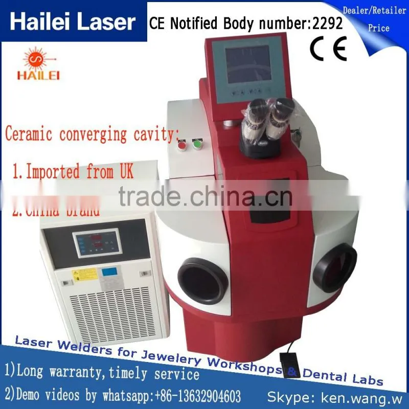 laser cnc machine 200W factory CE Spot laser jewelry welding machine laser welder