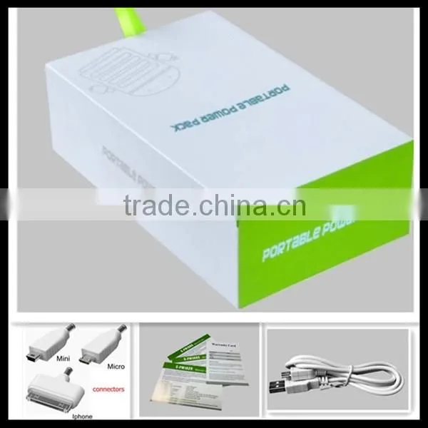 6000mAh 6 volt car battery mobile charger external battery for mobile