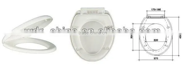 China PP hygienic toilet seat 0123 Christmas gift