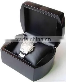 High Quality Luxury Black Lacquer Wooden Watch Packaging Storage Box W1208