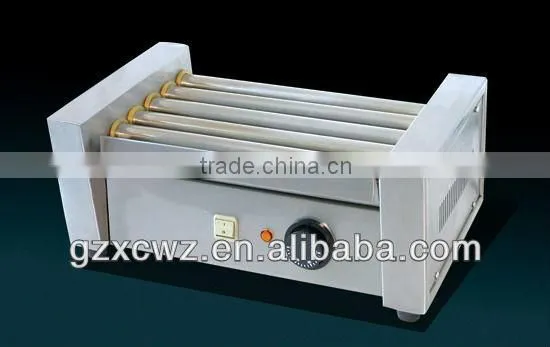 five roller hot dog grill machine