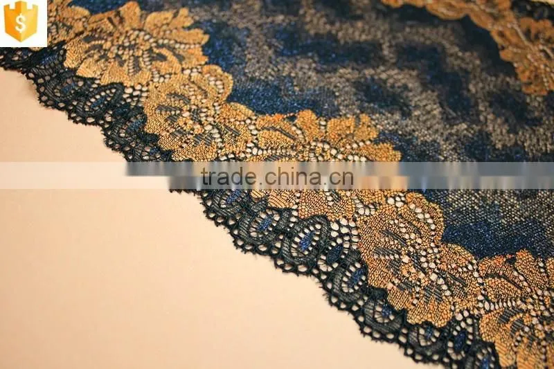 french new design embroidery lace fabric for underwear and bra