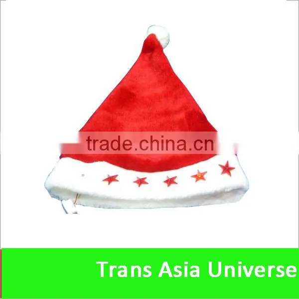 High Quality Custom sequin fabric christmas hat