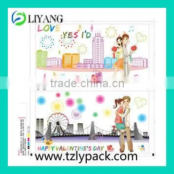 Heat Transfer Foil for Plastic Container