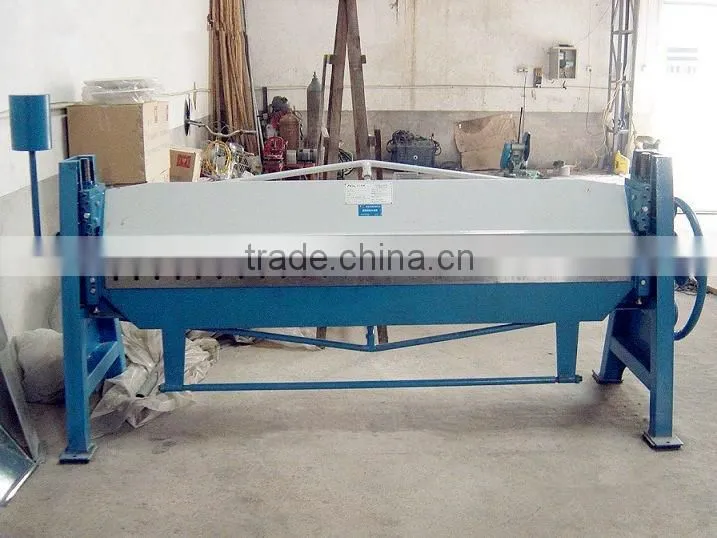 Manual folder machine