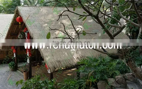 Fire retardant artificial thatch roof, gazebo