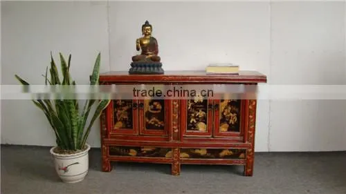 chinese style small wood cabinet storage
