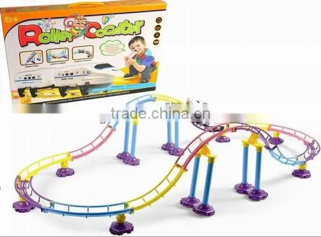 67PCS car track model railway rail car toys