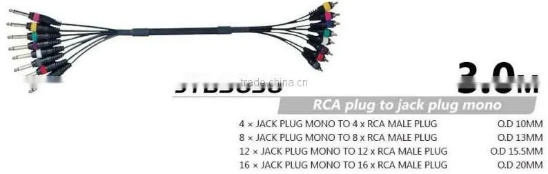 High Quality Cheap Guitar Cable & Instrument Cable