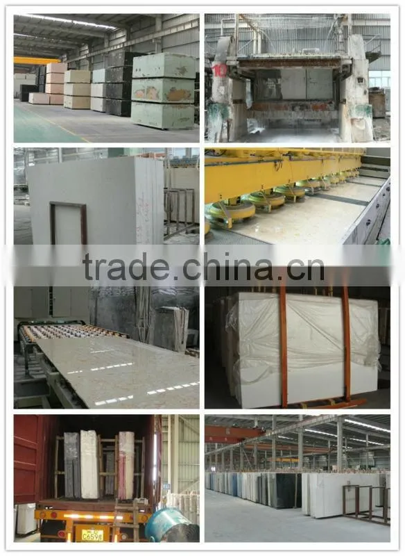 Xiamen cheapest white artificial marble slab