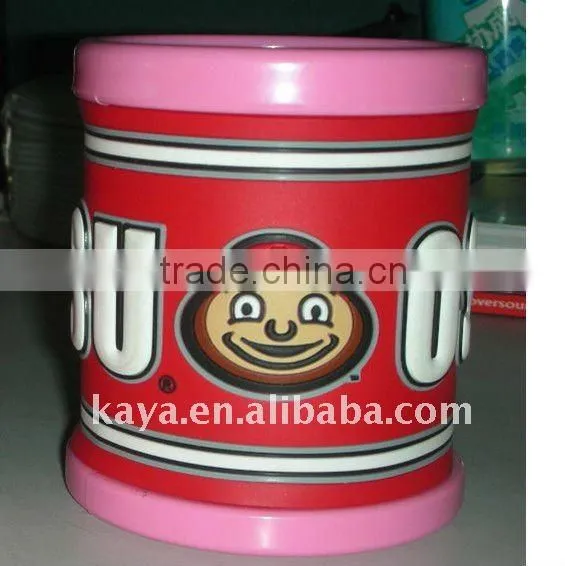 Custom ABS custom 3d cups with pvc cover