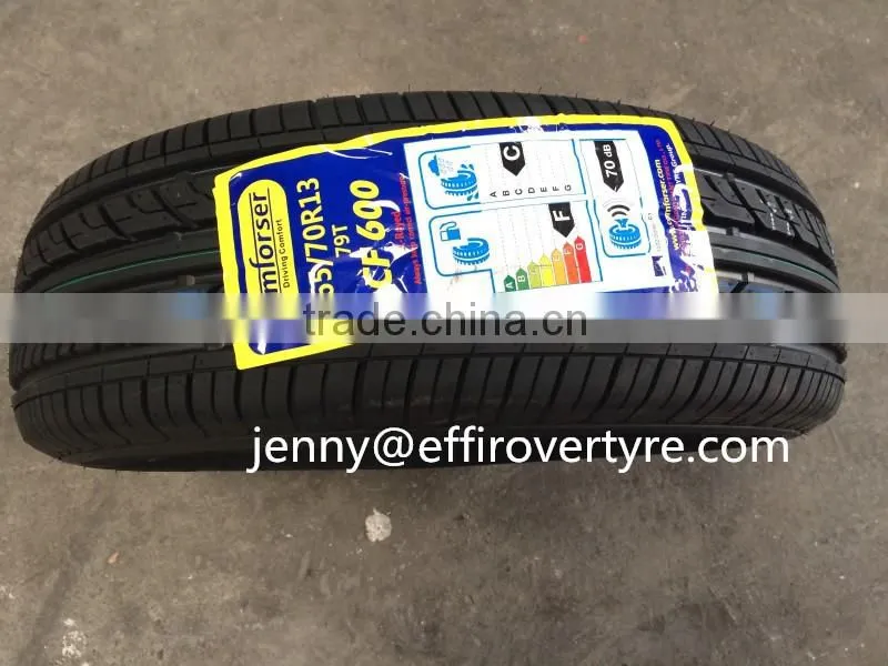 China cheap tyrescomforser car tires 165/70R13