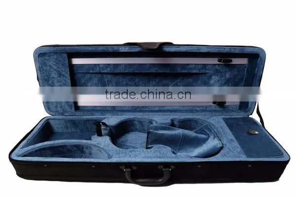 Canvas Hard Violin Case Hand-held Light Violin Case Rectangle Foamed Violin Case
