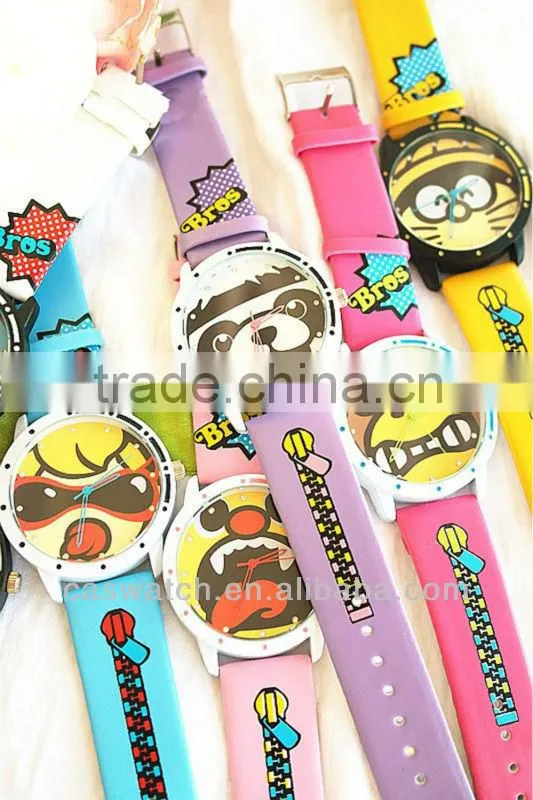 Fashion cool cute kids cartoon watch