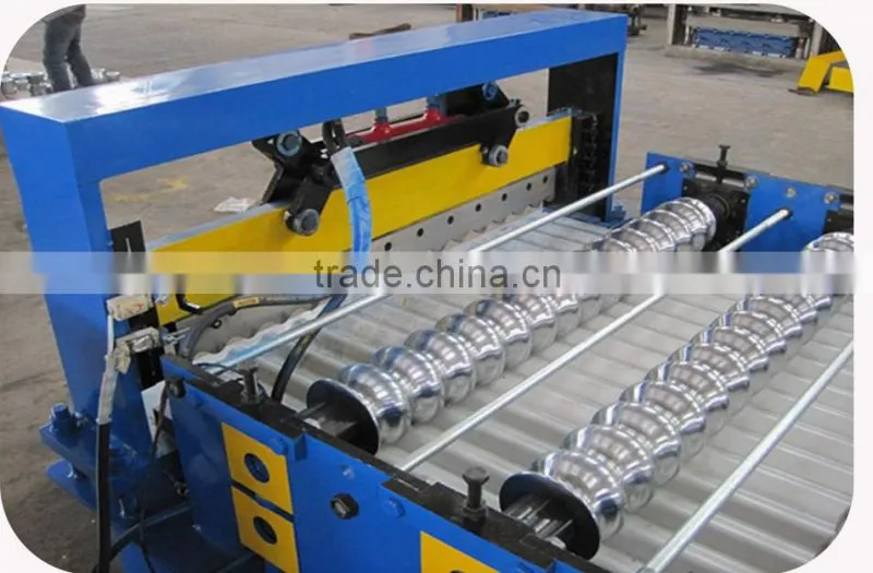 Durable in use most popular corrugated color roof tile machine