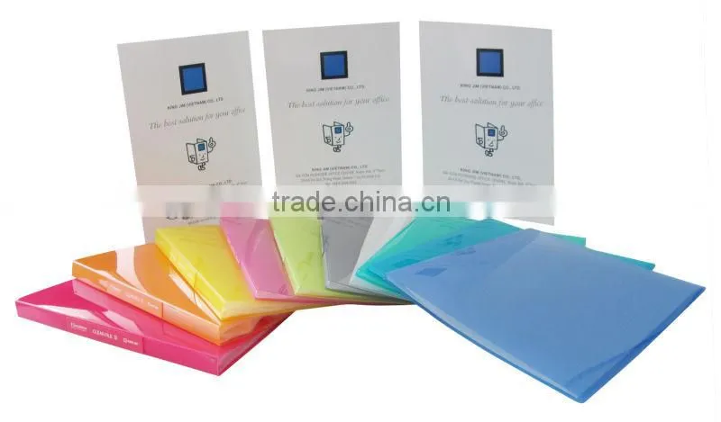 Clear Book 186-40GSV - Transparent Clear File With 40 pockets