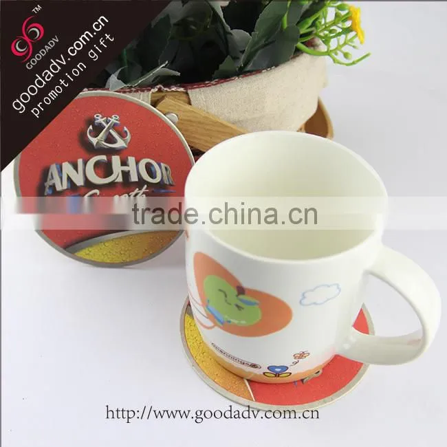 Sublimation new product 2015 coasters custom logo