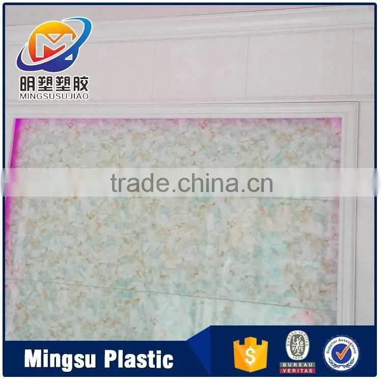 400mm liminated PVC wall panel for interior decoration,PVC ceiling panel wood design & PVC ceiling panel in China