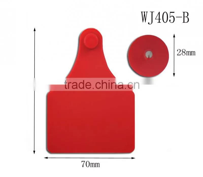 WJ405-BF plastic ear tag for cow
