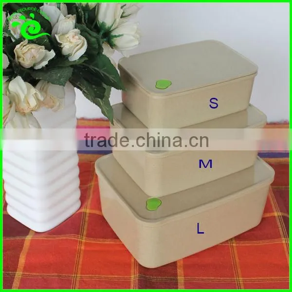 BPA-free Biodegradable Food Container With Leak-Proof Lid
