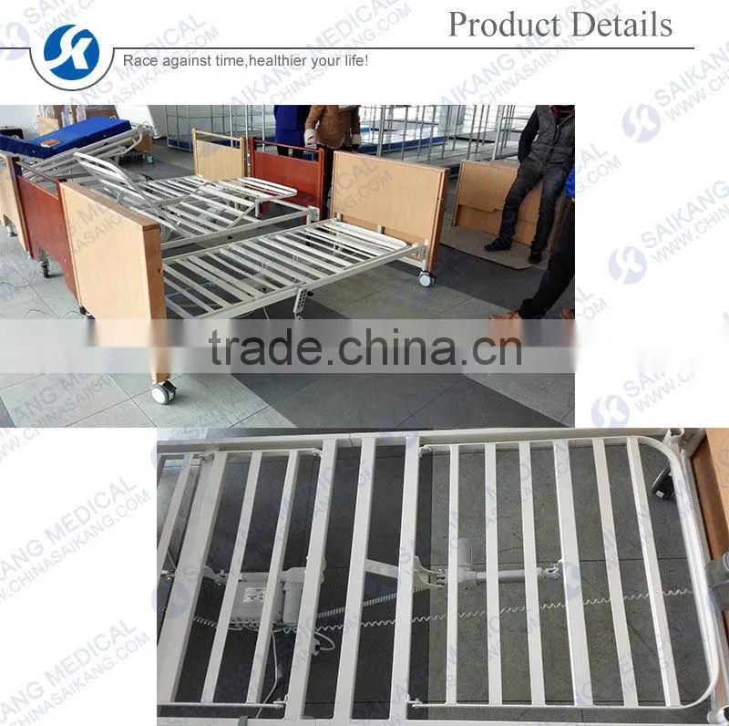 SK006-2 Painted Wooden Electric Home Care Bed