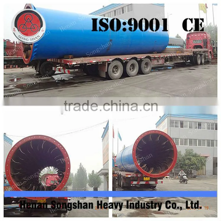 small sawdust processing rotary drum dryer