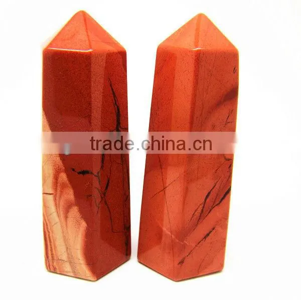 red jasper points gemstone points wholesale