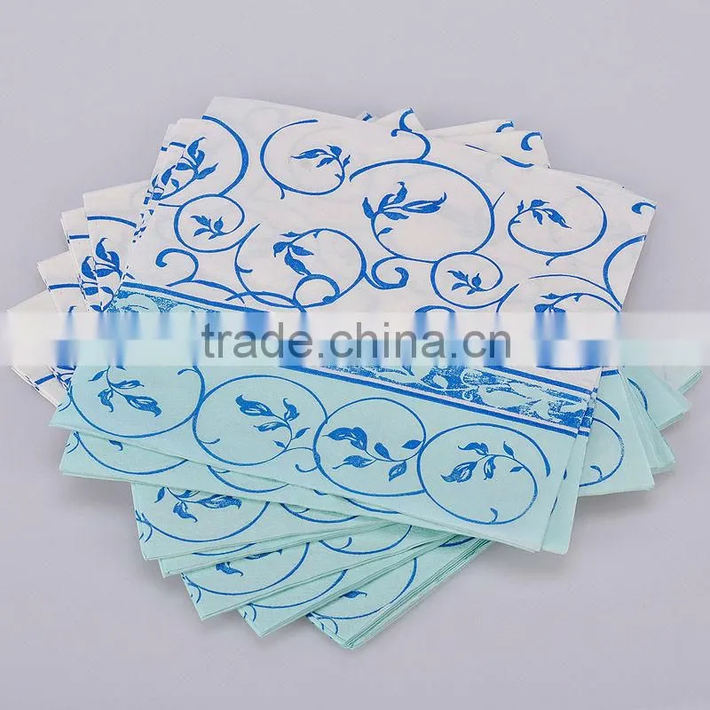 Party printed facial tissue