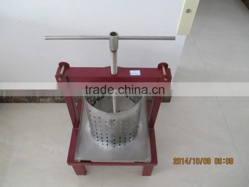 Stainless steel Manual wax press machine YX-WP-1 for processing the bee wax