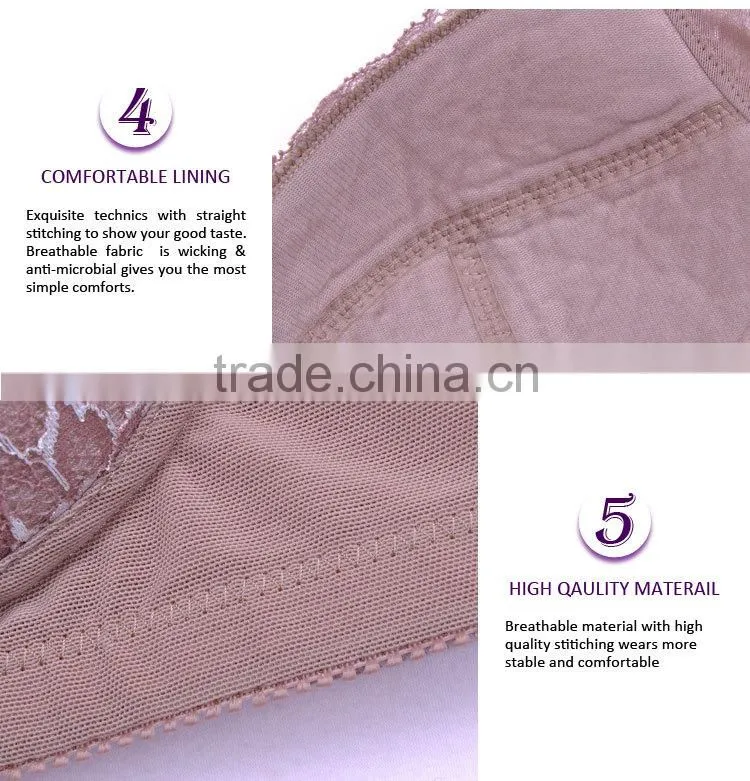 Hot Romantic Moder Stylish Polyester Brown Sexy Girls Innerwear Bra