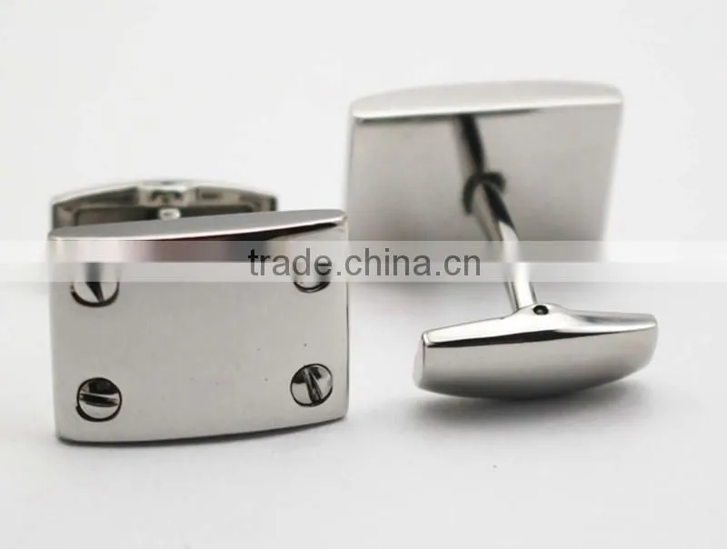 Promotional Bulk Stainless Steel Cufflink For Men