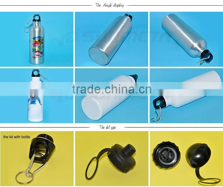 sublimation blank Aluminum sports bottle