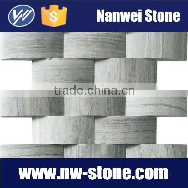 Natural stone mosaic floor tiles