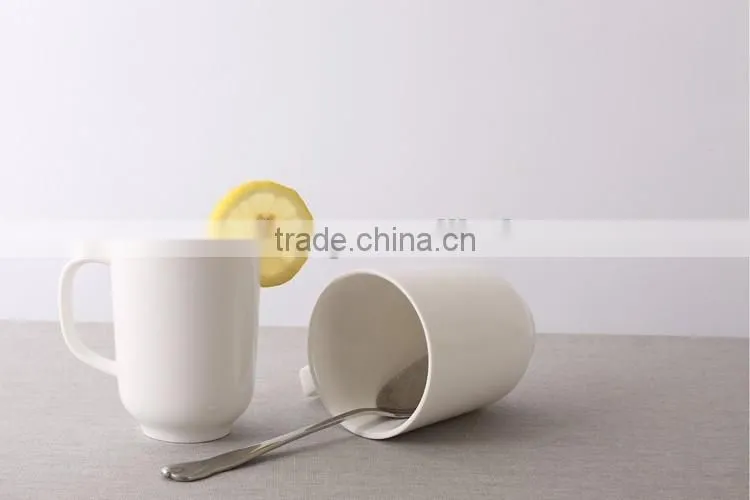 plain bone china coffee mug for restaurant