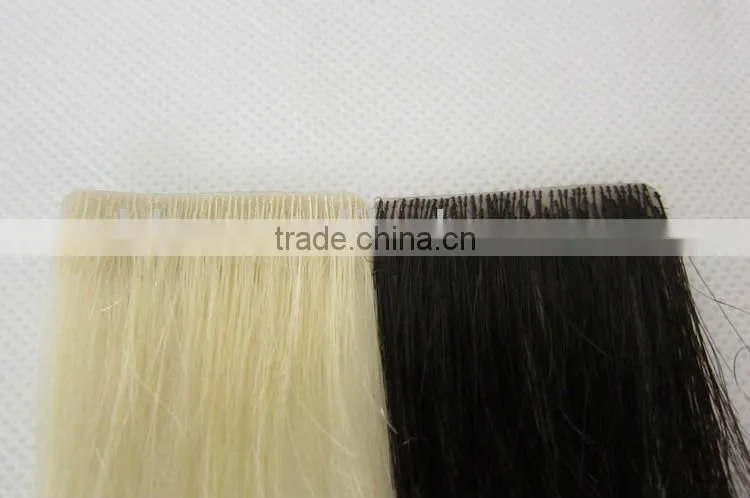 full head 40pcs Pu Skin Tape weft (hair extensions)