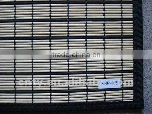 Natural bamboo weaving table runner