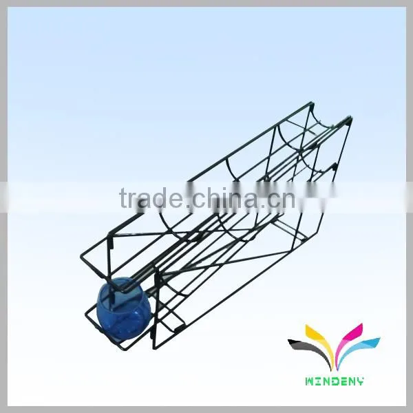Counter supermarket metal black push sale beer display rack