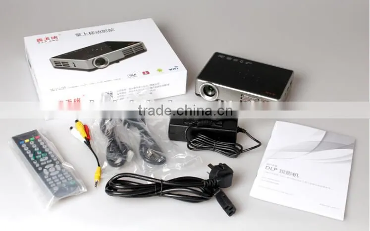 New Mini 1080P 400 ANSI Lumen HDMI Digital DLP Portable 3D Projector