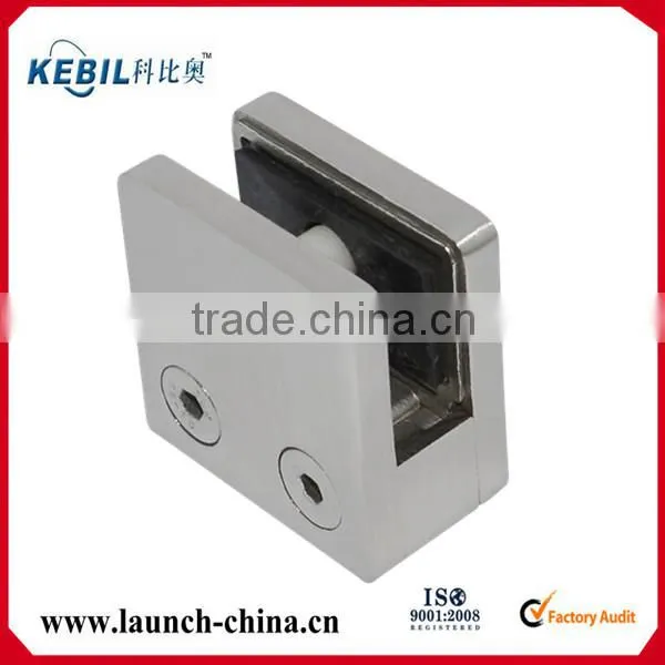 AISI304 Large Square Glass D Clamp for round Surface (G105R)