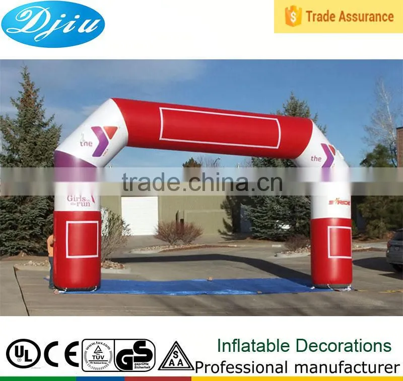 DJ-GM-48 manufactory produce customized size advertising inflatable archway in cheap