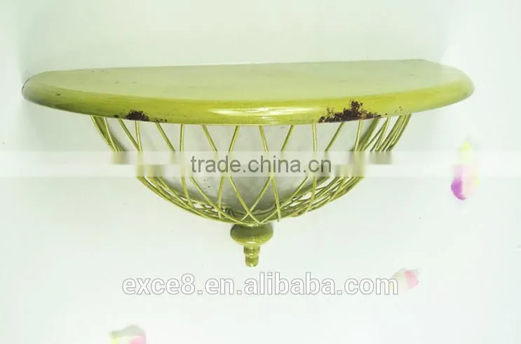 2015 new product vintage living room corner side table wall mounted