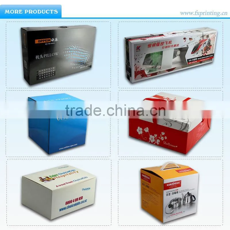 Custom Cardboard Printed Baby Clothing Packaging Boxes with Clear PVC Window