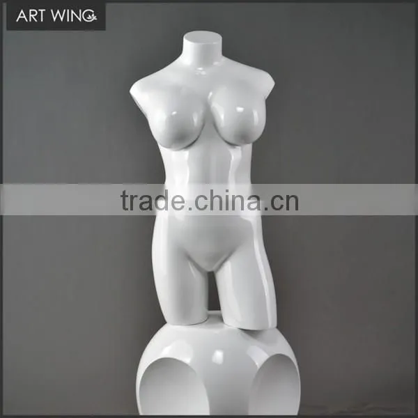 plus size female bikini display mannequin women torso with head