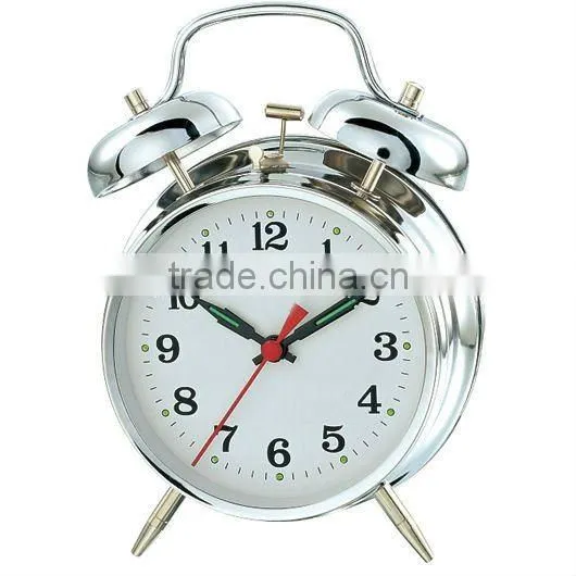 Mechanical alarm clock, loud voice alarm clock, metal clock