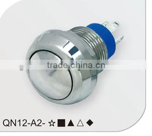 Stainless stell LED push button switch
