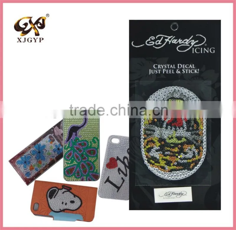 crystal fridge sticker/jewelry sticker/jewelry seal cell phone stickers