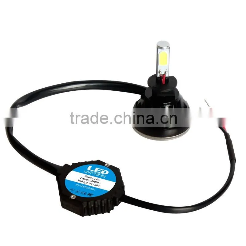 H3 PK22S 6000K LED Super Bright LED Headlight Conversion Kit Multiple Bulb Size