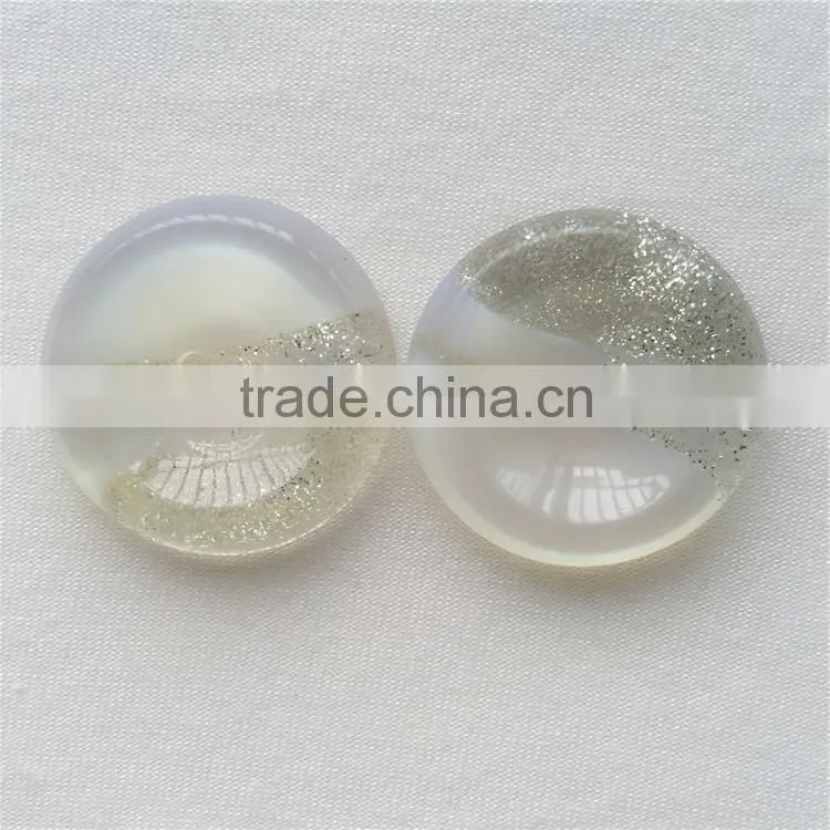 New design round resin button, pure DIY custom pearl button