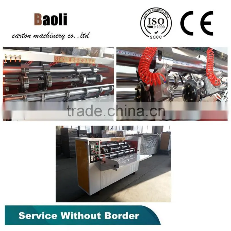The Thin Edge Paperboard slitting machine/Carton making machine